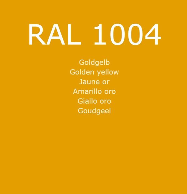 RAL 1004 Goldgelb
