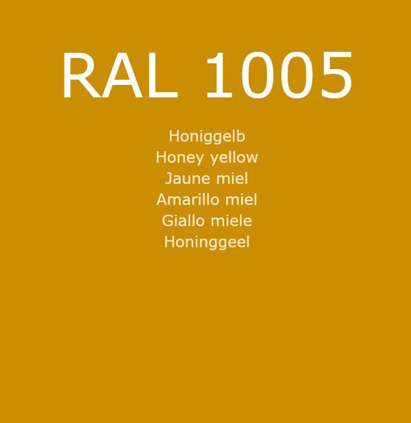 RAL 1005 Honiggelb
