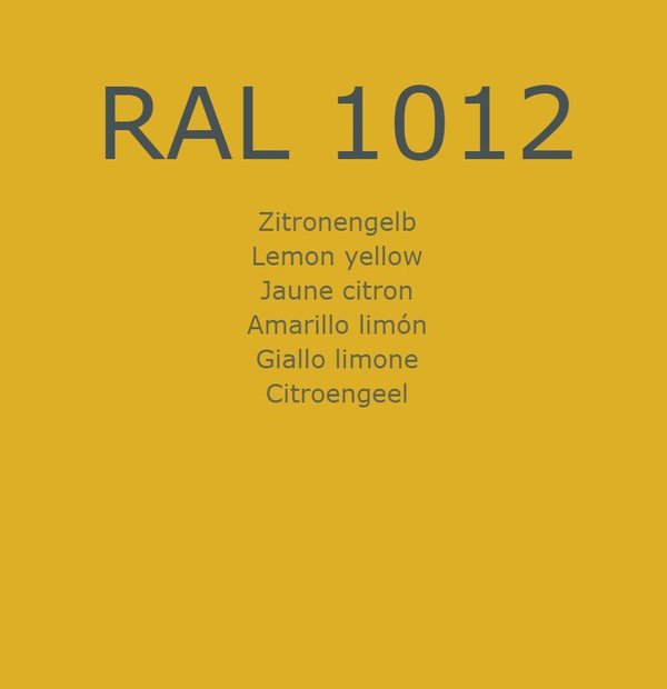 RAL 1012 Zitronengelb
