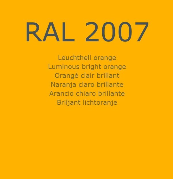 RAL 2007 Leuchthell Orange