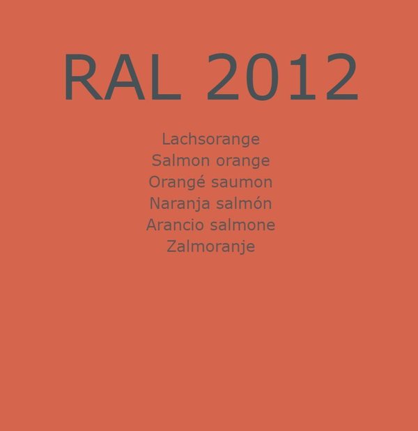 RAL 2012 Lachsorange