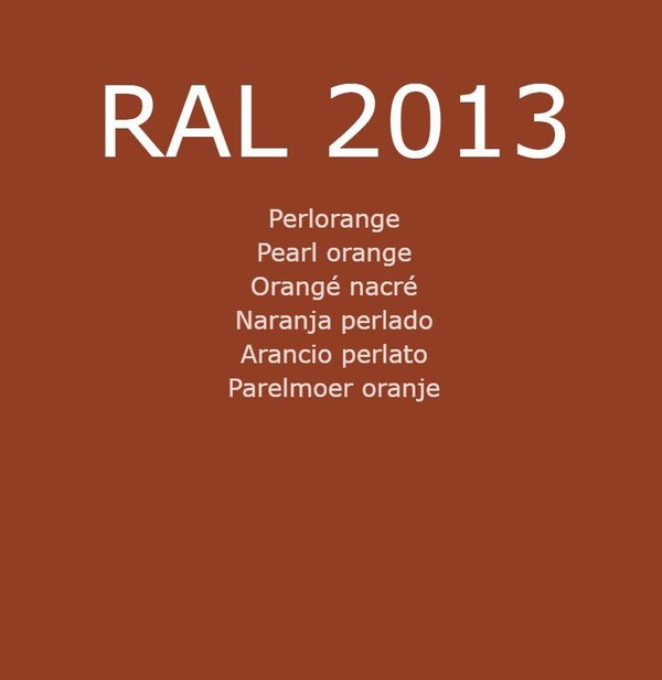 RAL 2013 Perlorange