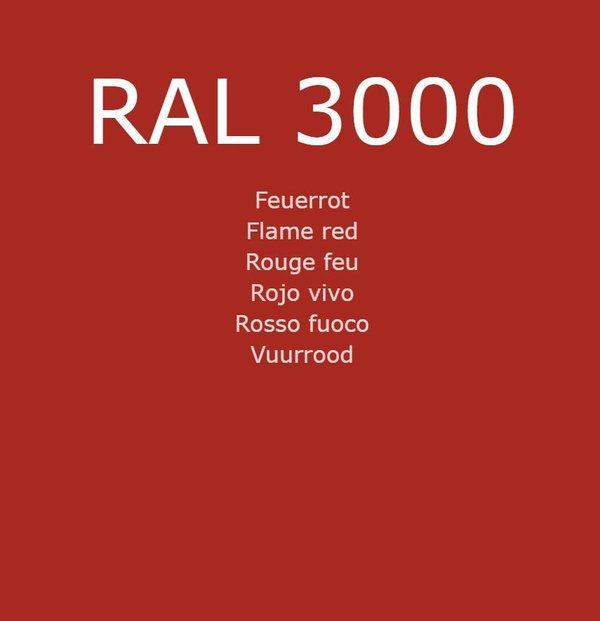 RAL 3000 Feuerrot