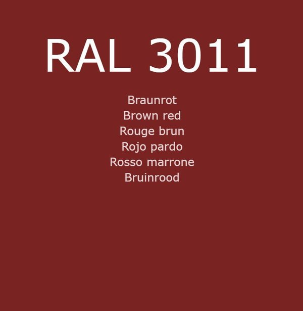 RAL 3011 Braunrot