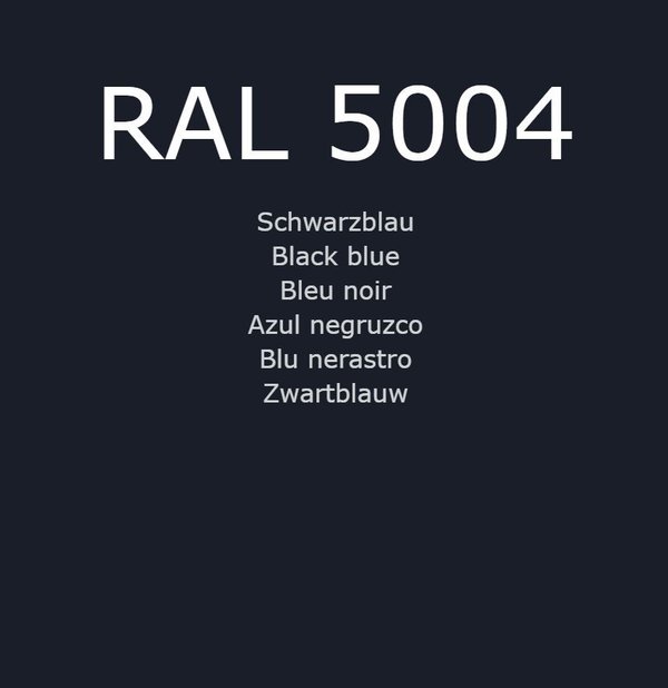 RAL 5004 Schwarzblau
