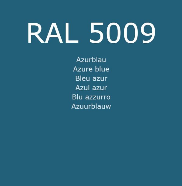 RAL 5009 Azurblau
