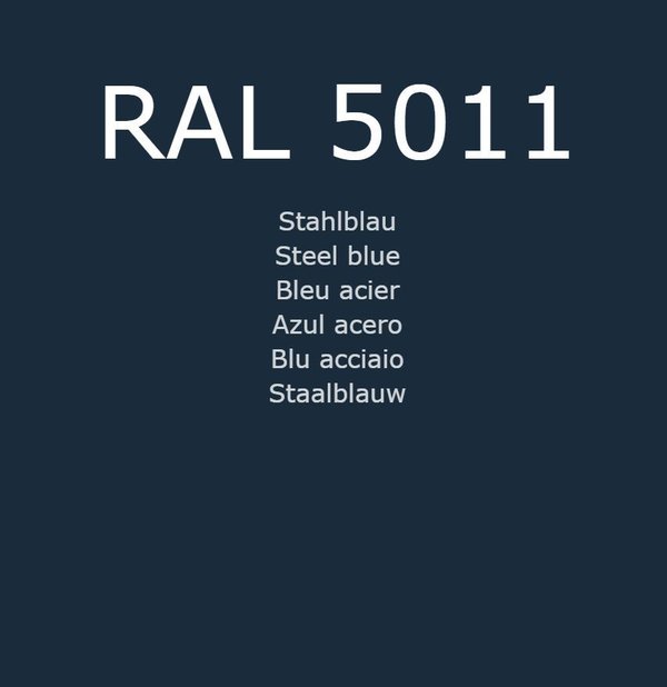 RAL 5011 Stahlblau