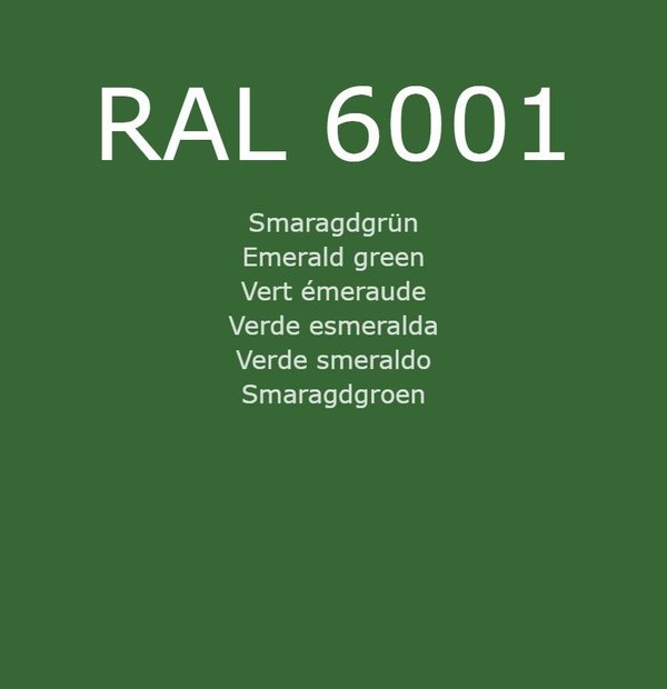 RAL 6001 Smaragdgrün