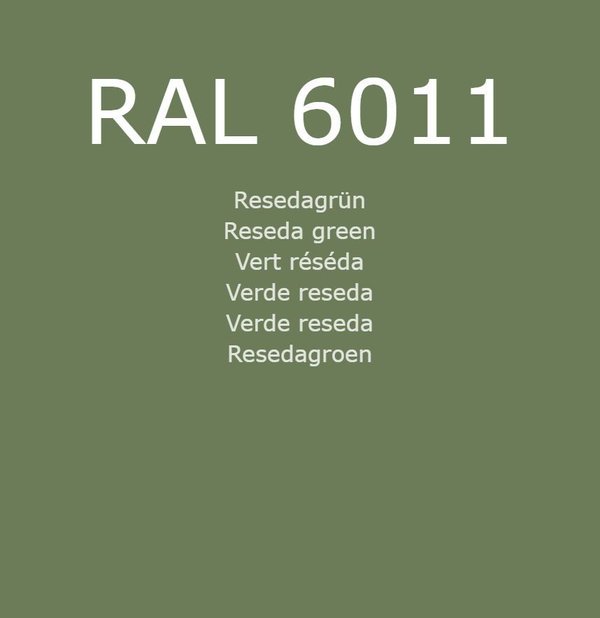 RAL 6011 Resedagrün