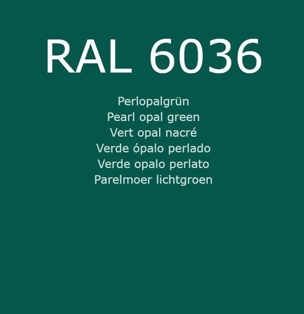 RAL 6036 Perlopalgrün