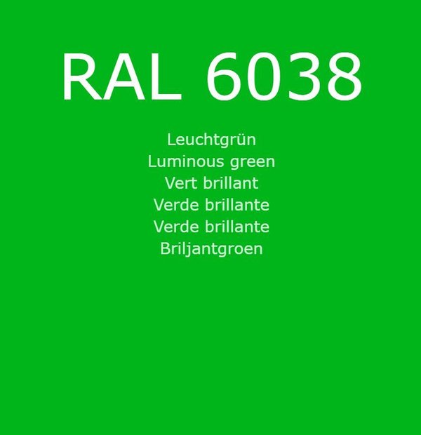 RAL 6038 Leuchtgrün