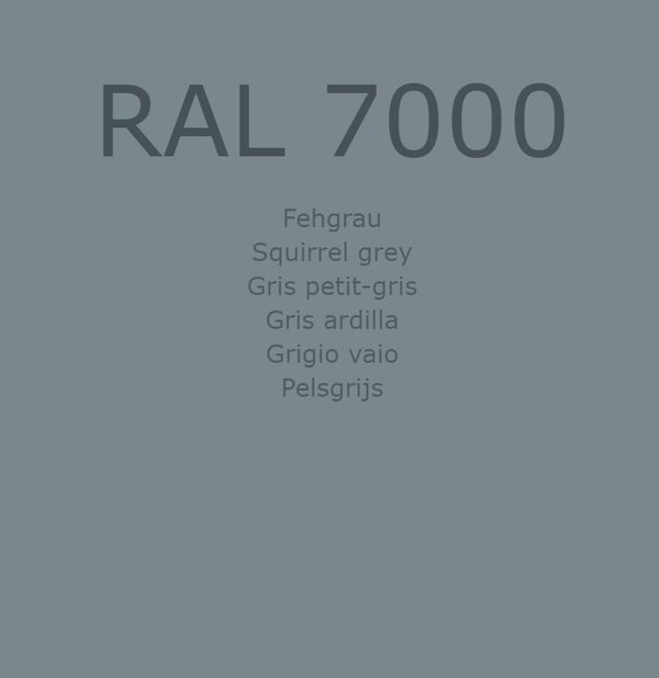 RAL 7000 Fehgrau