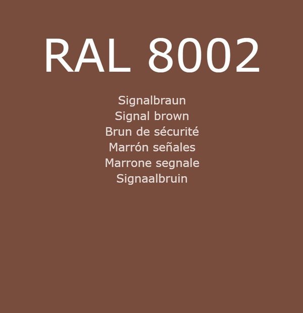 RAL 8002 Signalbraun