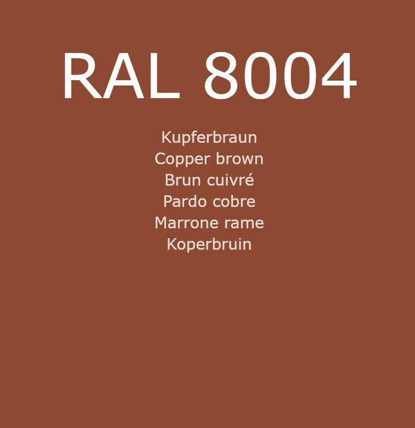 RAL 8004 Kupferbraun