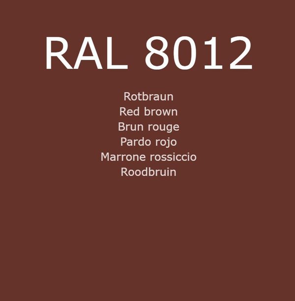 RAL 8012 Rotbraun