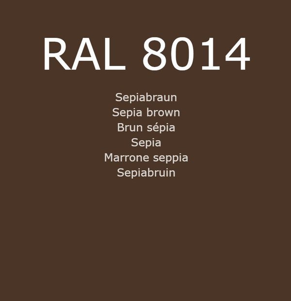 RAL 8014 Sepiabraun