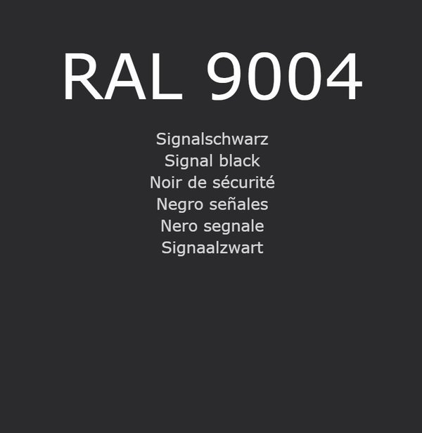 RAL 9004 Signalschwarz