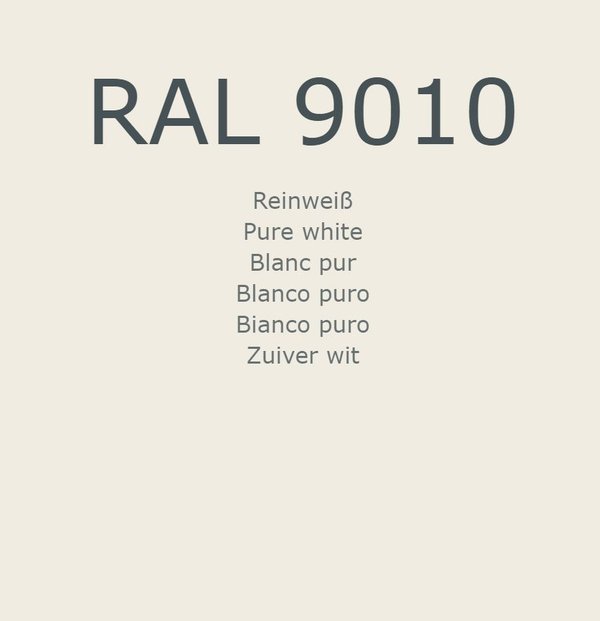 RAL 9010 Reinweiß