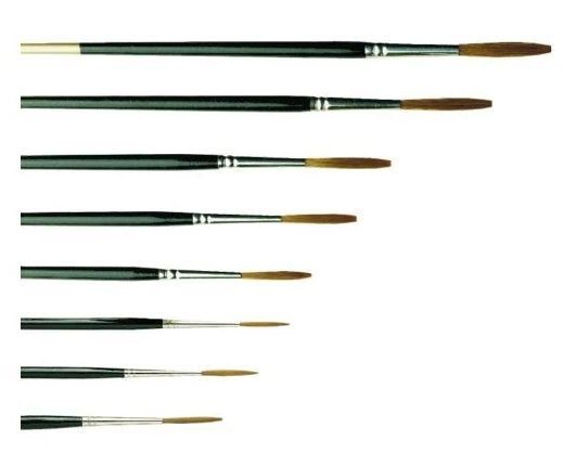 Pro Arte Series 10 Synthetic Chisel Writer 9 Pinsel Set